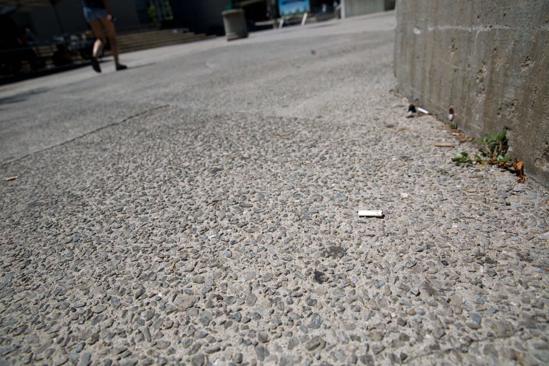 Smoking ban first-stage (Photo 4 Butt on ground)